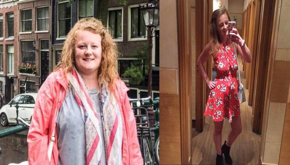 Izzie East, es una joven inglesa de 25 años, y cambió su forma de vida de manera de manera espectacular. (Foto: Facebook)