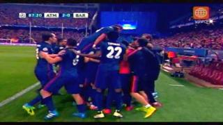 Atlético de Madrid ganó con penal tras mano de Iniesta [VIDEO]