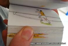 Cinco mejores goles del Mundial recreados en animación a lápiz