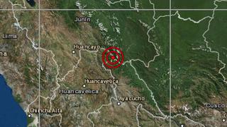 Fuerte sismo de magnitud 5,6 se registró esta mañana en Huancavelica