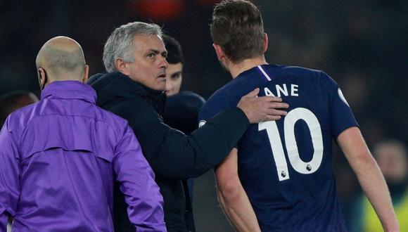 Se confirmó el temor de Mourinho, Kane se desgarró y estará fuera alrededor de un mes. (Foto: AFP)