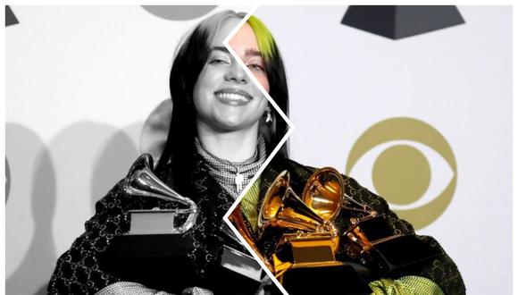 Ni el logro histórico de ganar cuatro Grammys con apenas 18 años cumplidos impidió el odio de varios usuarios de Internet contra Billie Eilish. (EFE)