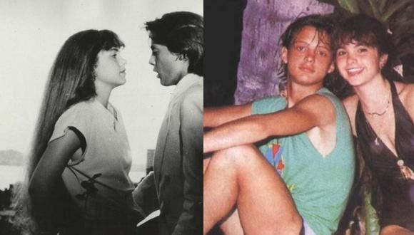 Luis Miguel y Lucero cuando rodaron la película "Fiebre de Amor" en 1985.