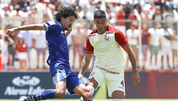 Federico Alonso anotó el 1-0 transitorio en el Universitario vs. Carlos Stein. (Foto: Leonardo Fernández / @photo.gec)