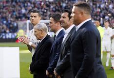 Cristiano Ronaldo en emotivo encuentro con Owen, Figo, Zidane y Ronaldo