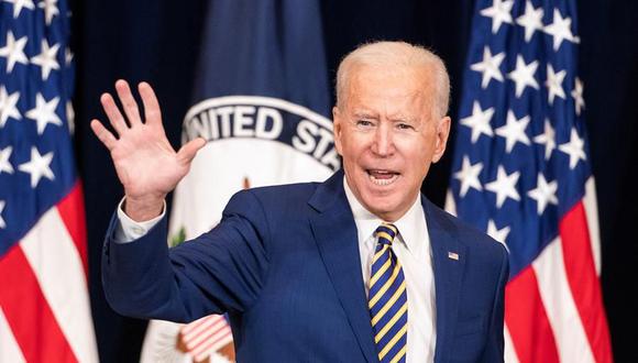 Joe Biden anuncia que Estados Unidos recibirá 125.000 refugiados por año, contra 15.000 actualmente. (EFE/EPA/JIM LO SCALZO).