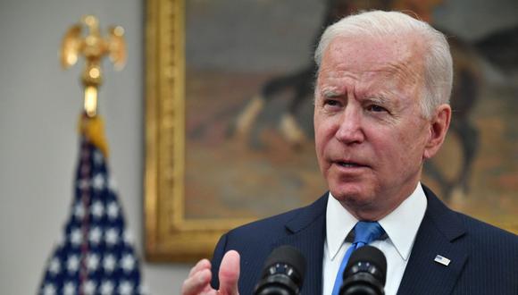 El presidente de Estados Unidos, Joe Bidenm no considera excesiva la reacción de Israel frente a los palestinos, que deja 87 muertos en Gaza. (Nicholas Kamm / AFP).