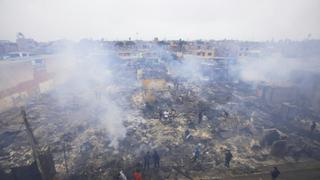 Callao: devastación y más de un centenar de familias sin hogar por voraz incendio