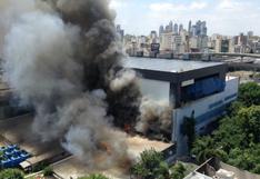 Argentina: fuerte incendio en instalaciones de Canal 13 y TN | VIDEO
