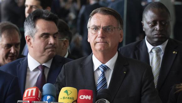 El presidente de Brasil, Jair Bolsonaro, se pronunció sobre los resultados de las elecciones del pasado domingo, pero sin aludir a la victoria de Luiz Inácio Lula da Silva. (EFE/ Jodson Alves).