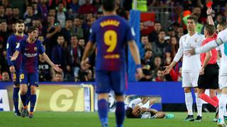 Barcelona vs. Real Madrid: Sergi Roberto agredió a Marcelo y fue expulsado | VIDEO