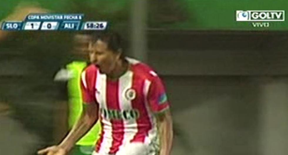 Sport Loreto vs Alianza Lima: Gol de Cruzado. (Foto: Captura)