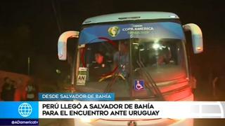 Selección peruana arribó a Salvador de Bahía para enfrentar a Uruguay