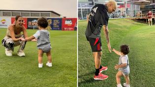 Paolo Guerrero y Ana Paula disfrutan de los primeros pasos de su hijo en Videna: “Es una señal”
