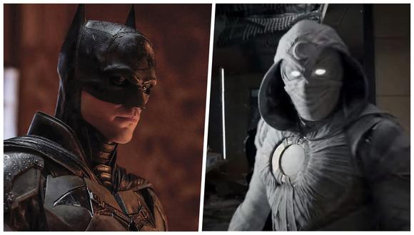 Batman y Moon Knight, dos superhéroes nocturnos que estrenan producciones en marzo de 2022. (Foto: Warner Bros. Pictures/Marvel Studios)