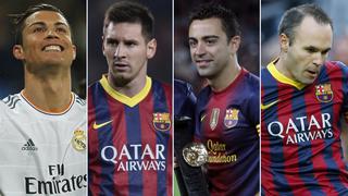 ¿Qué une desde el 2009 a Cristiano, Messi, Xavi e Iniesta?