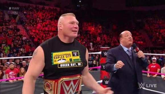 Brock Lesnar enfrentará a Jinder Mahal en Survivor Series 2017 en una pelea de campeones. (Foto: WWE)