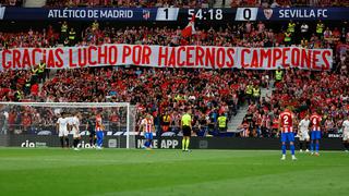 “Gracias ‘Lucho’ por hacernos campeones”: el mensaje de los fanáticos del ‘Atleti’ a Suárez