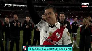 No pudo aguantar las lágrimas: Marcelo Gallado se despide de River Plate en el estadio Monumental | VIDEO