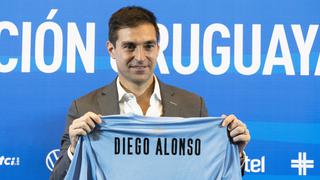 Diego Alonso fue oficialmente presentado como nuevo entrenador de Uruguay
