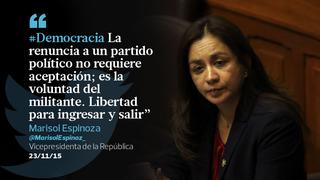 Marisol Espinoza y elecciones en Argentina en tuits destacados