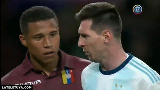 Lionel Messi: este jugador de la 'Vinotinto' se aseguró la camiseta del '10' en el entretiempo | VIDEO