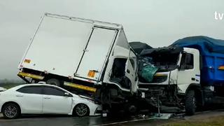 La Libertad: un triple choque en carretera deja un fallecido