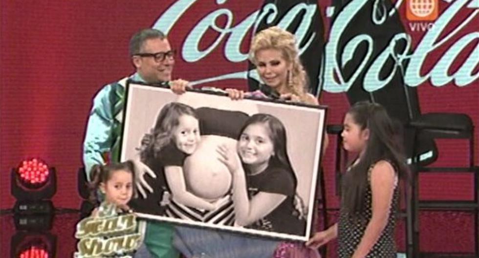 Mathías Brivio fue sorprendido por sus hijas. (Foto: Captura América Televisión)