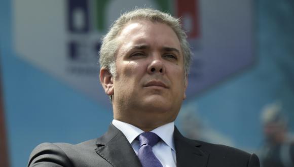 Iván Duque asumió el cargo el 7 de agosto del año pasado. (Foto: AFP)