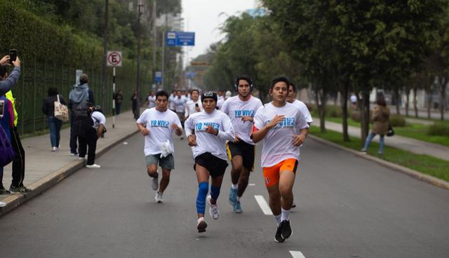 Más de cinco mil personas participaron en la carrera 5K denominada “Yo vivo sin drogas, tú decides”. (Foto: Difusión)