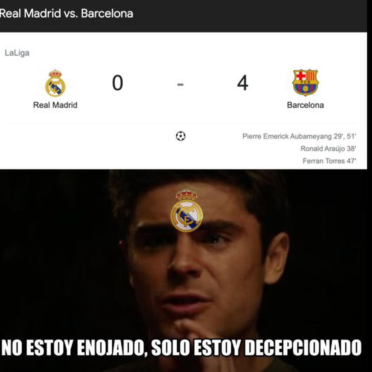 Memes Barcelona Vs Real Madrid Los Mejores Memes De La Goleada 4 0 De Cules En El Santiago Bernabeu Por Laliga Fotos Rmmd Deporte Total El Comercio Peru