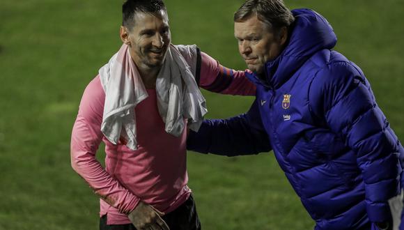A pesar de muchas polémicas generadas, Ronald Koeman ha aseverado que tiene una estupenda relación con Lionel Messi. (AP Photo/Manu Fernandez)