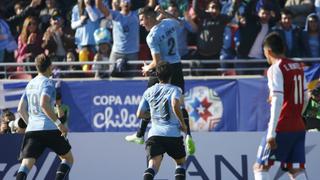 Uruguay vs. Paraguay: cabezazo de Giménez para gol charrúa