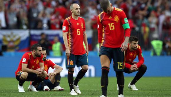 España solo obtuvo un triunfo en Rusia 2018. Cayó por penales ante Rusia en los octavos de final. (Foto: Reuters)