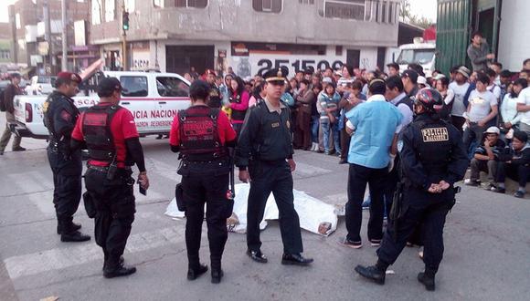 Huancayo: periodista murió tras ser atropellado por un camión