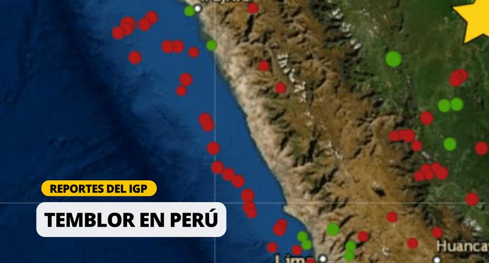 Temblor en Perú, hoy: Dónde fue el epicentro del último sismo registrado por IGP | Foto: Diseño EC