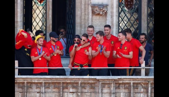 Las mejores imágenes del gran recibimiento a la Selección de Bélgica en Bruselas. (AFP / Reuters / AP)