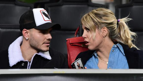 Wanda Nara y Mauro Icardi habrían puesto fin a su historia de amor por una presunta infidelidad. (Foto: AFP)