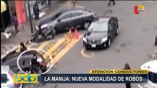 ‘La manija’, la nueva modalidad de robo de autos [VIDEO]