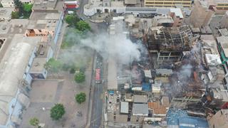 Ministro del Ambiente tras incendio en Mesa Redonda: “Hay que reordenar el Centro de Lima”