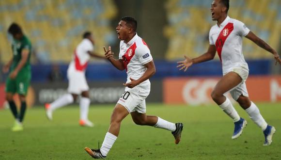Perú vs. Bolivia: Edison Flores y el golazo para el 3-1 en el Maracaná por Copa América 2019 | VIDEO. (Foto: AFP)