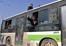Siria: última tanda de evacuados abandona este de ciudad de Alepo
