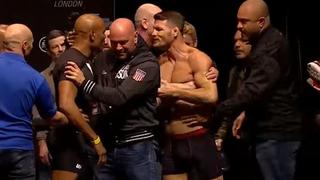 UFC: candente careo de Anderson Silva y Michael Bisping [VIDEO]