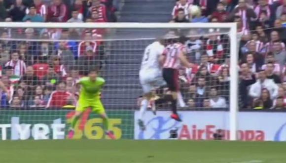 Real Madrid: Casillas sufrió golazo de Aritz Aduriz (VIDEO)
