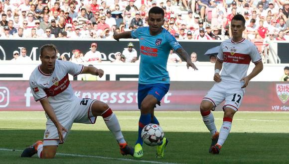 Atlético de Madrid y Stuttgart empataron 1-1 por amistoso internacional en el Mercedes Benz Arena. Joaquín Muñoz y Daniel Divadi anotaron respectivamente (Foto: agencias)