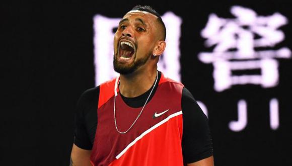 Nick Kyrgios hizo pública su denuncia tras partido de dobles en el Abierto de Australia. (Foto: AFP)