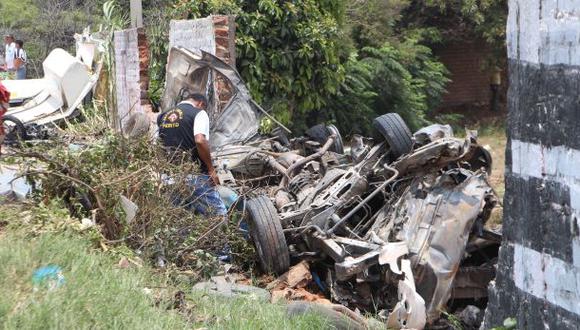 Fatal choque en Trujillo: chofer está en calidad de intervenido