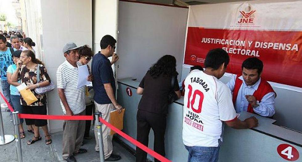 Peruanos que no voten podrán presentar dispensas. (Foto: elcomercio.pe)