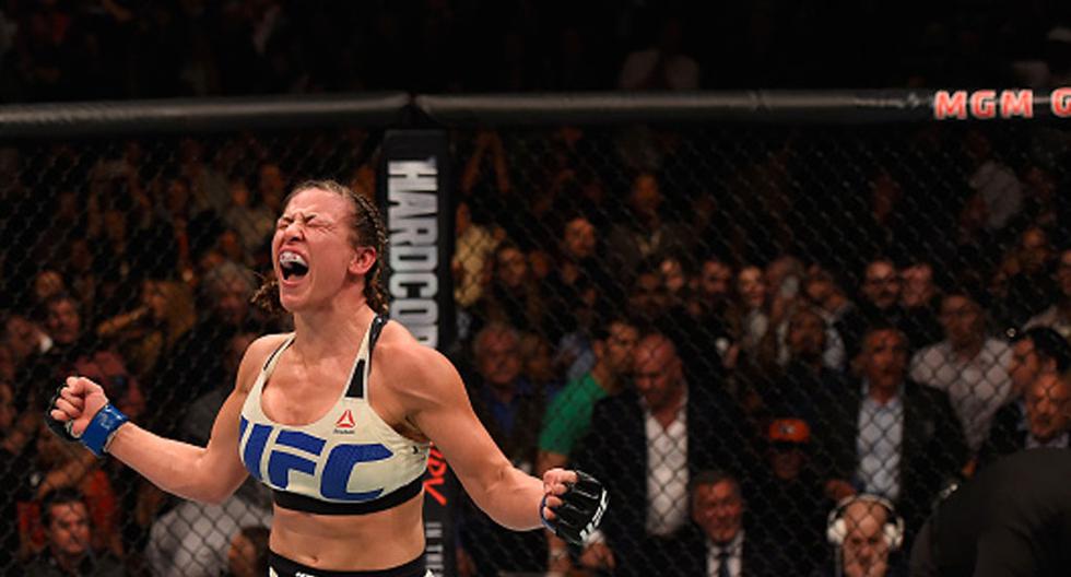 Miesha Tate logró vencer a Holly Holm por sumisión y es la nueva campeona Peso Gallo de UFC | Foto: Getty Images