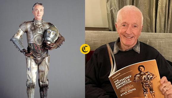 Anthony Daniels, actor que dio vida a C-3PO en "Star Wars", venderá recuerdos originales de la saga | Foto: Cuenta de Instagram de Anthony Daniels / Composición EC